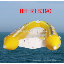 RIB390 boat rubber boat inflatable boat rigid hull with CE